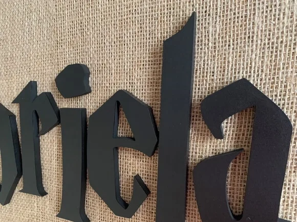 Harry Potter Letras Decorativas de Parede -festa Infantil