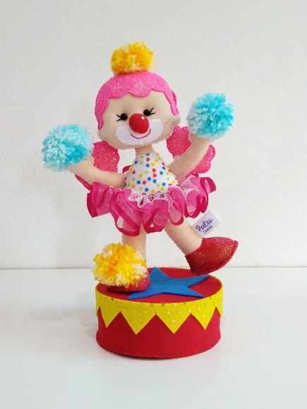 Combo Centro de Mesa Circo Baby 10 Peças
