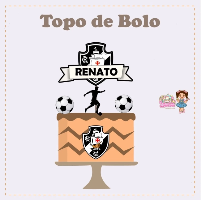 Kit Festa Só Um Bolinho VASCO - Decoração de Festa