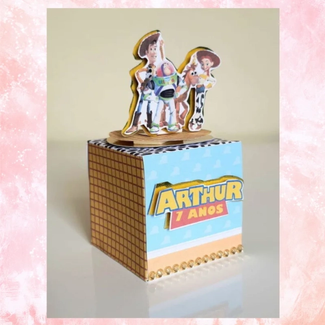 Caixa cubo Toy story