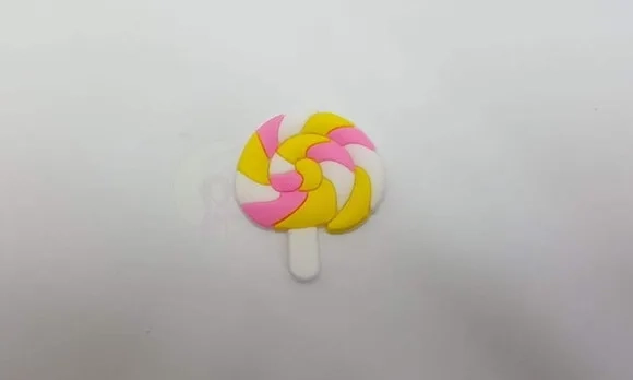 Aplique Pirulito Emborrachado de 3,5cm- 7 unidades