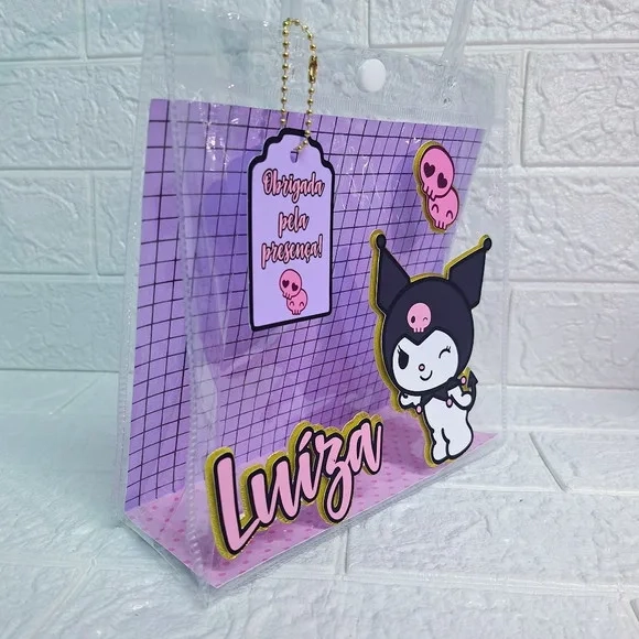 Sacola Pvc Transparente - Kuromi