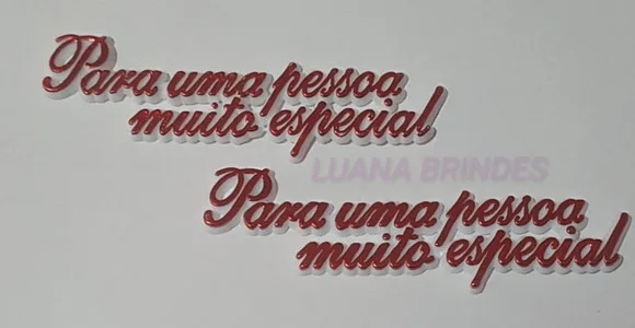 Aplique Para uma Pessoa Muito Especial 8cm 5 Unidades