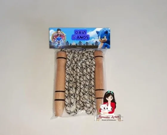 Pula Corda na Lapela Personalizada Sonic Filme 2020