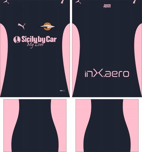 Arte Vetor Camisa Palermo Visita 2025-2026
