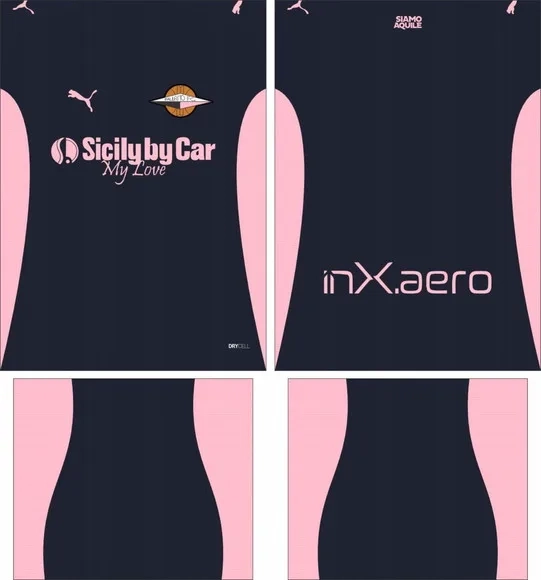 Arte Vetor Camisa Palermo Visita 2025-2026