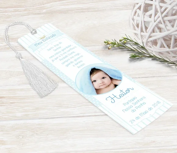 Marca Páginas Personalizado com a Foto do Bebê
