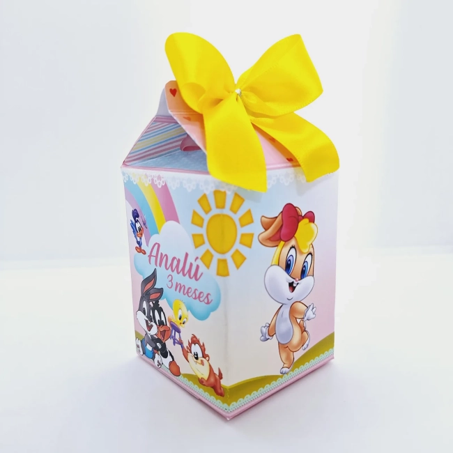 PEGUE E MONTE - Kit Festa BABY LOONEY TUNES - Decoração de Festa - Caixinhas Personalizadas