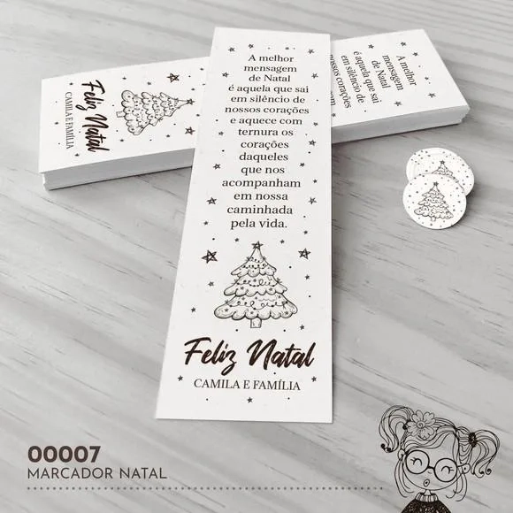 Marcador de Livro Natal - 00007