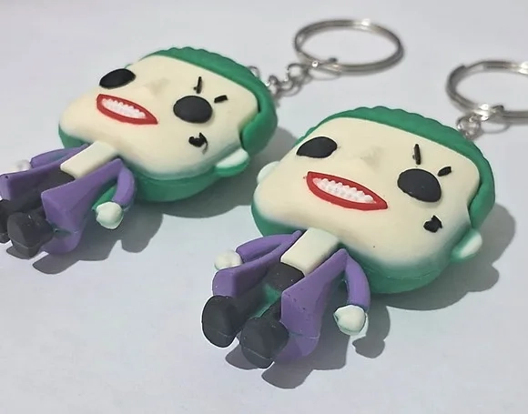 Chaveiro Coringa 3d - 2 Unidades
