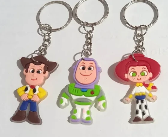 Chaveiro Toy Story Emborrachado - 6 Unidades