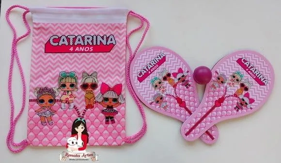 Mochila Ping Pong Tema Lol / Meninas e Meninos