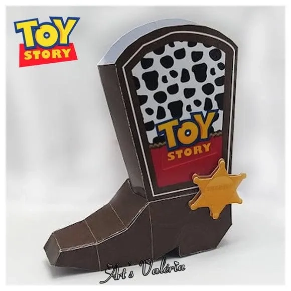 Bota do Woody Toy Story - Envio Desmontada