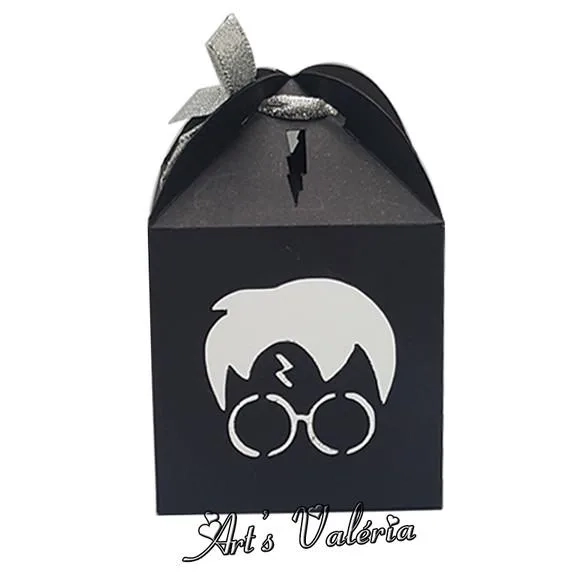 Caixa com Recorte Harry Potter