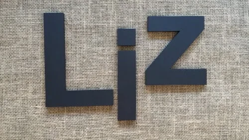 Letras Decorativas Nome De Parede