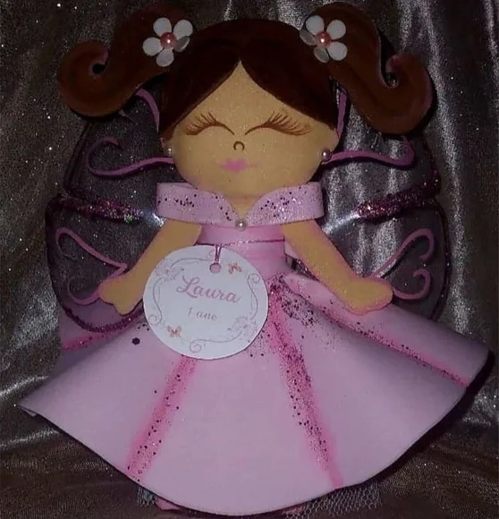 Menina Borboleta Jardim Encantado