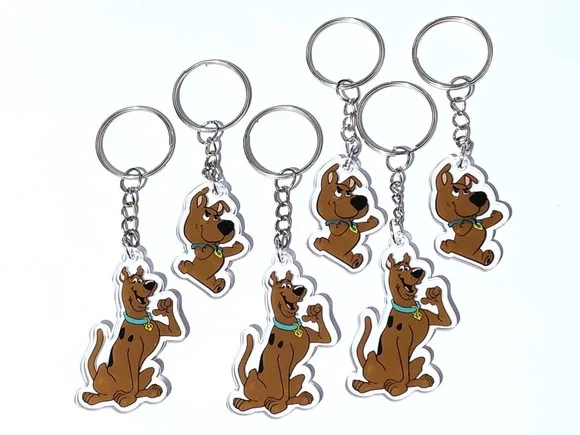 Chaveiro Scooby-doo e Scooby-loo Acrílico Impresso 6 Unidade
