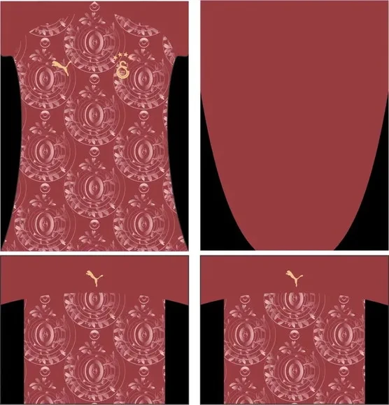 Arte Vetor Camisa Galatasaray Third 2025-26