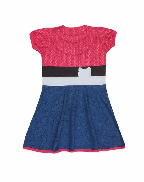 Vestido Infantil Gatinhos
