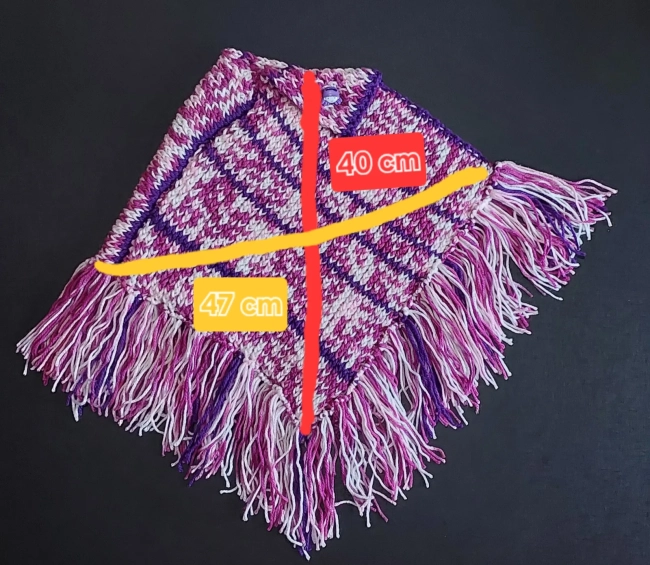 Poncho infantil 1 ano