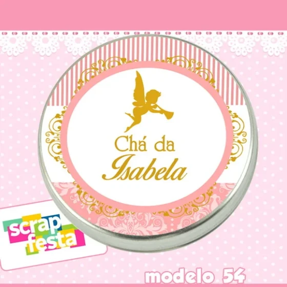 Lembrancinhas de Chá de Bebê Latinhas