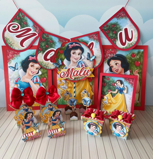 Kit Festa Branca de Neve