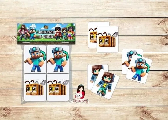 Jogo da Memória Minecraft Filme