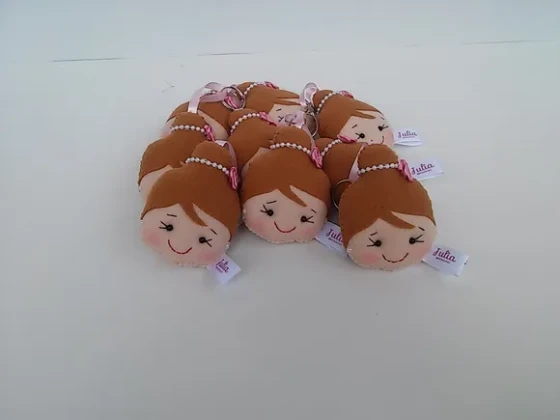 Combo Chaveiro Bailarina 20 Peças