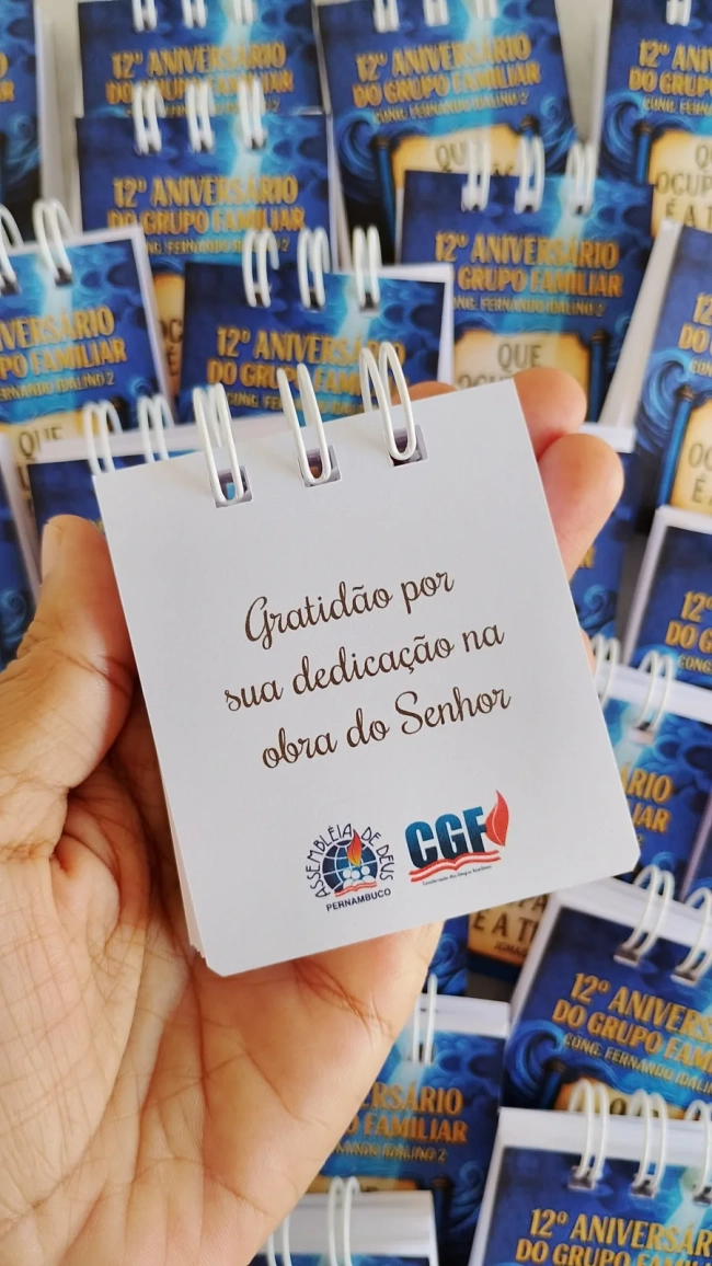 100 Blocos Minizinhos / Personalizados com sua arte ou logo