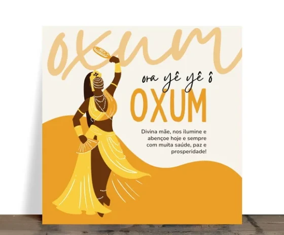 Azulejo Decorativo Oxum Divina Mãe 15x15 Cerâmica