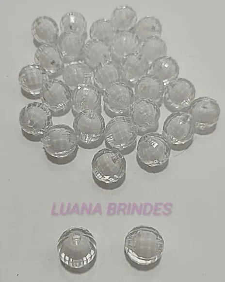 Bola Branca com Miolo Branco 12mm Pct 50 Unidades