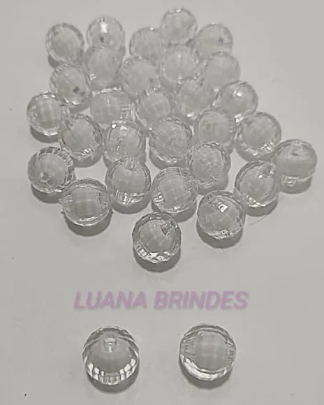 Bola Branca com Miolo Branco 12mm Pct 50 Unidades