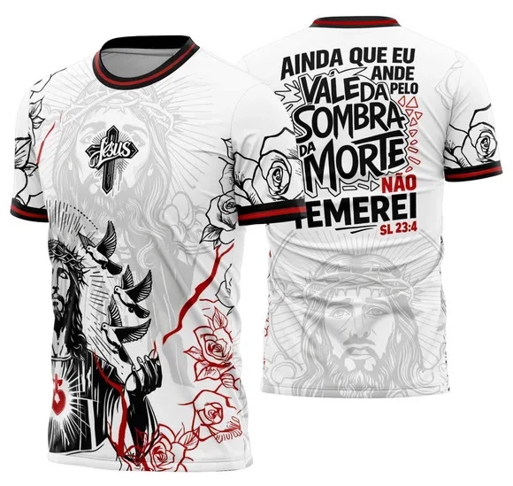 Arte Vetor Camisa Interclasse Jesus Cristo Mod-878
