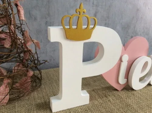 Letras Decorativas - Nomes - Coração