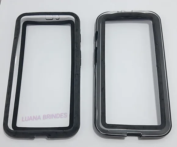 Capinha Preta e Transparente para celular Moto X -1 unidade