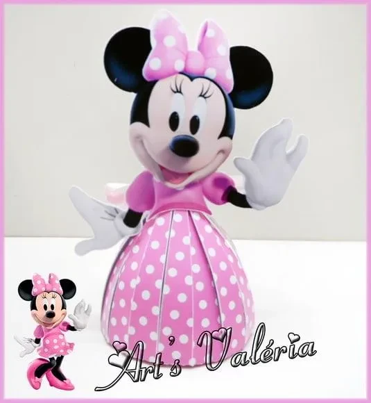 Minnie Rosa 2D - Porta Bombom