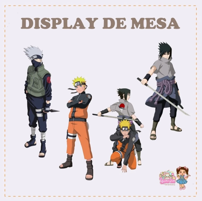 Kit Festa Só Um Bolinho NARUTO - Decoração de Festa