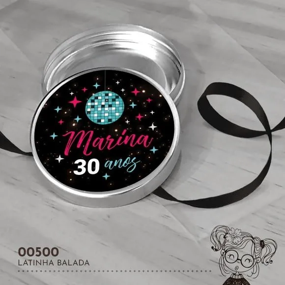 Latinha Adesivada Balada - 00500