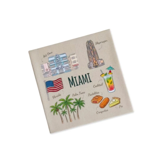 Imã Decorativo Lembrança - Miami
