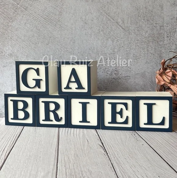 Nomes com Moldura 8x8cm Ts Decoração de Bebê