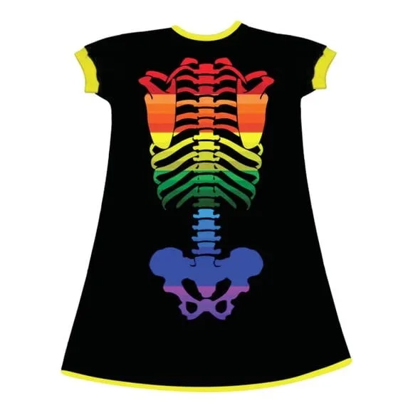 Vestido Infantil Esqueleto