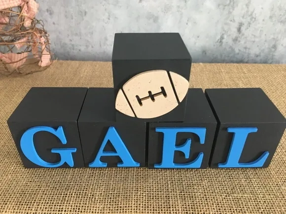 Cubos 6x6cm Futebol Americano