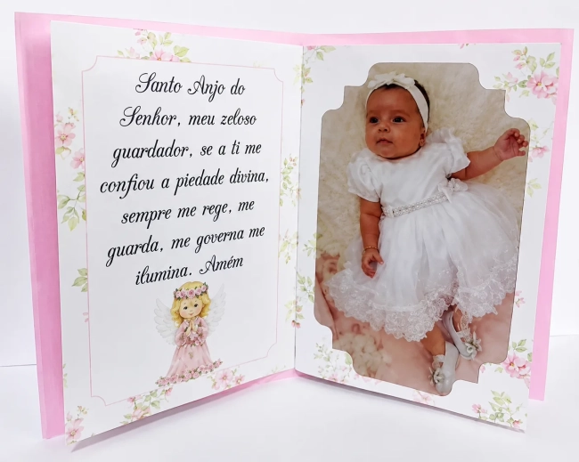 Livro de orações lembrancinha batizado
