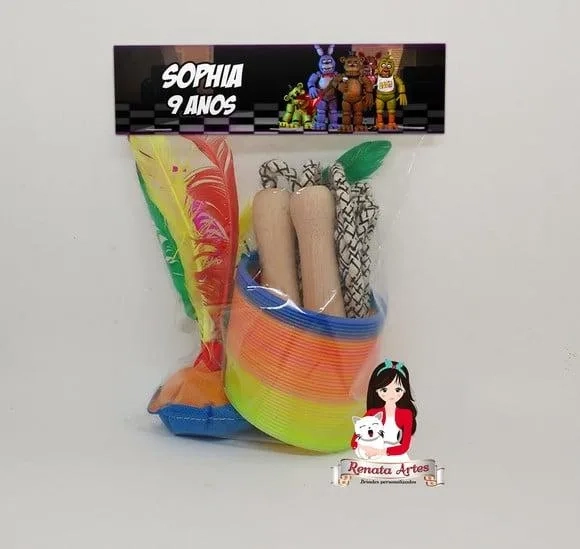 Kit Boa Infância Personalizado Five Nights 2