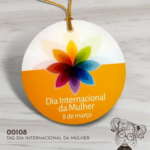 Tag Redonda Dia Internacional da Mulher - 00108