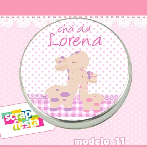 Lembrancinhas de Chá de Bebê Latinhas