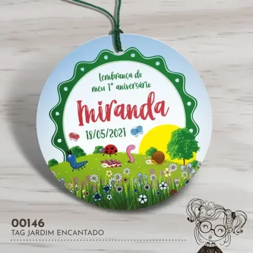 Tag Redonda Jardim Encantado - 00146