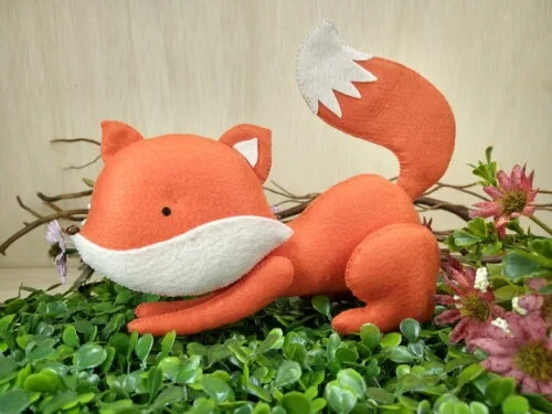 Raposa em Feltro - Bosque* Chamar Chat