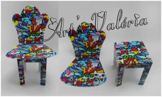 Mini Cadeirinha para Cup Cake