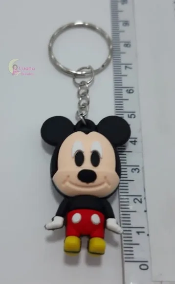 Chaveiro Mickey Emborrachado Pct 2 Unidades